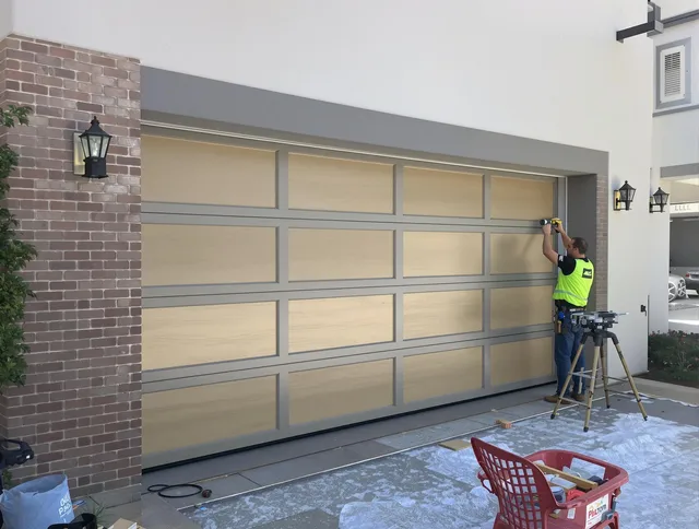 Garage door replacement service by Manchester Garage Door Repair in Manchester